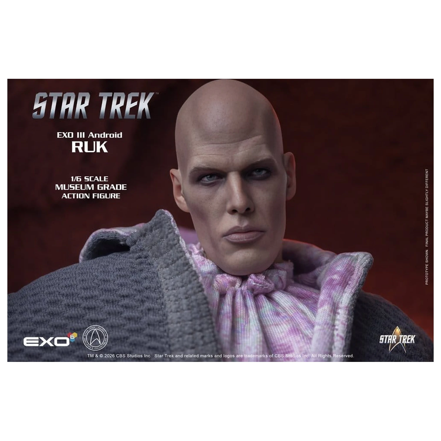 Star Trek: The Original Series Action Figure 1/6 Ruk EXO III Android 33 cm product photo