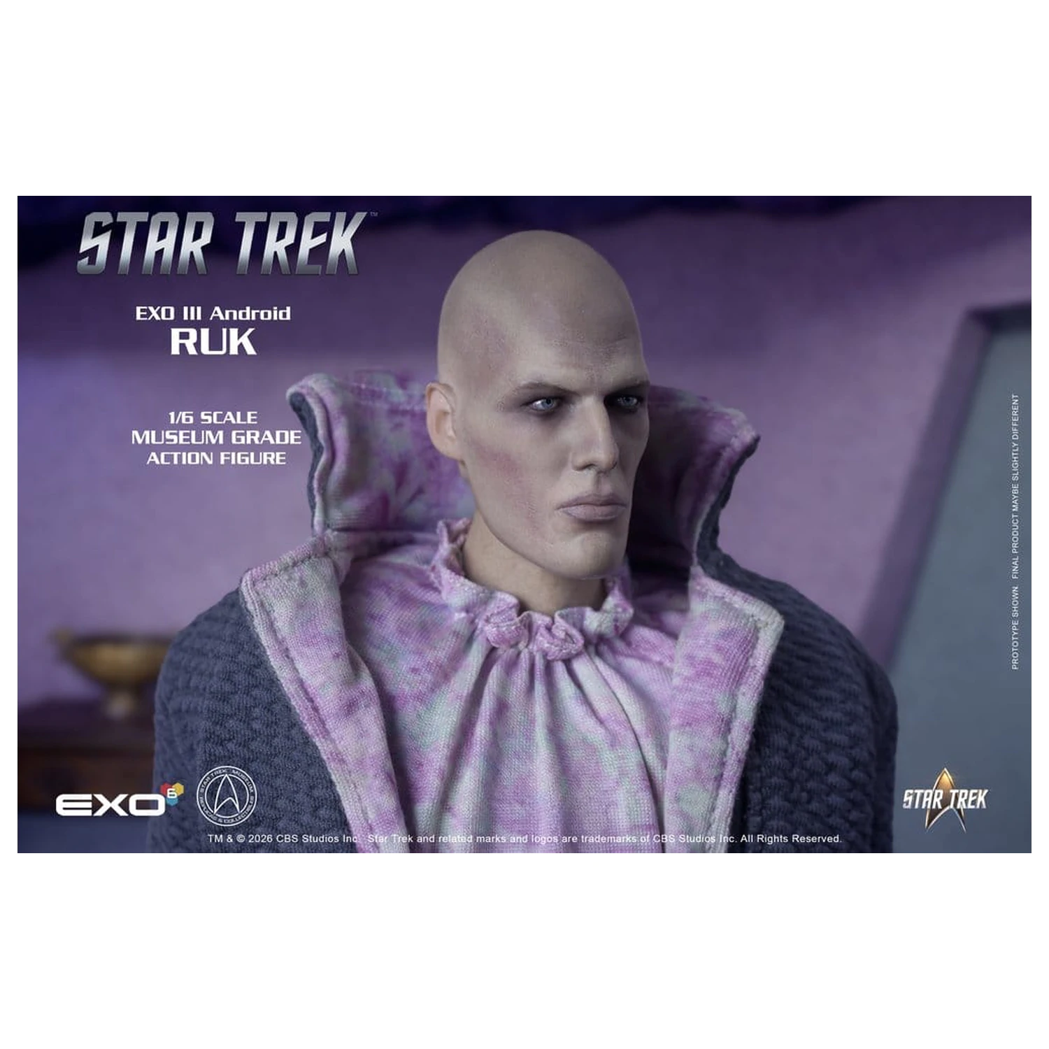 Star Trek: The Original Series Action Figure 1/6 Ruk EXO III Android 33 cm product photo