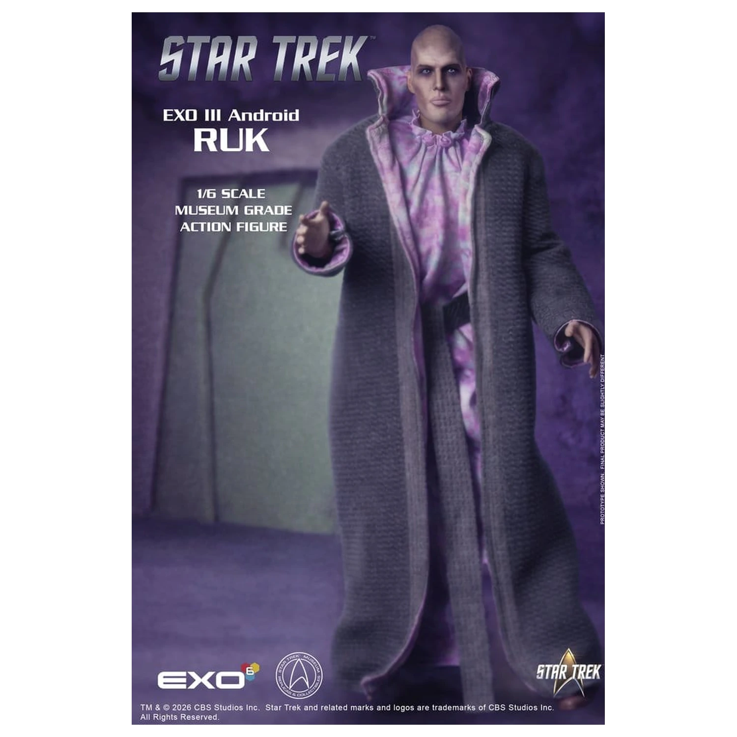 Star Trek: The Original Series Action Figure 1/6 Ruk EXO III Android 33 cm product photo