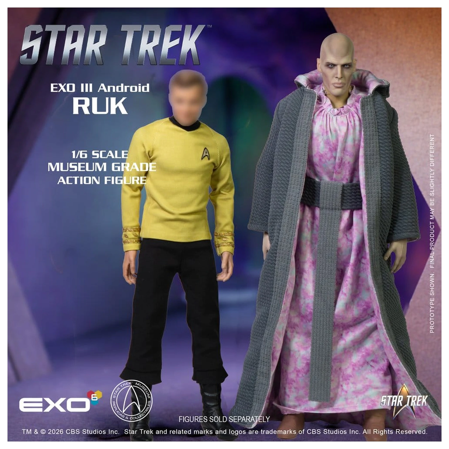 Star Trek: The Original Series Action Figure 1/6 Ruk EXO III Android 33 cm product photo
