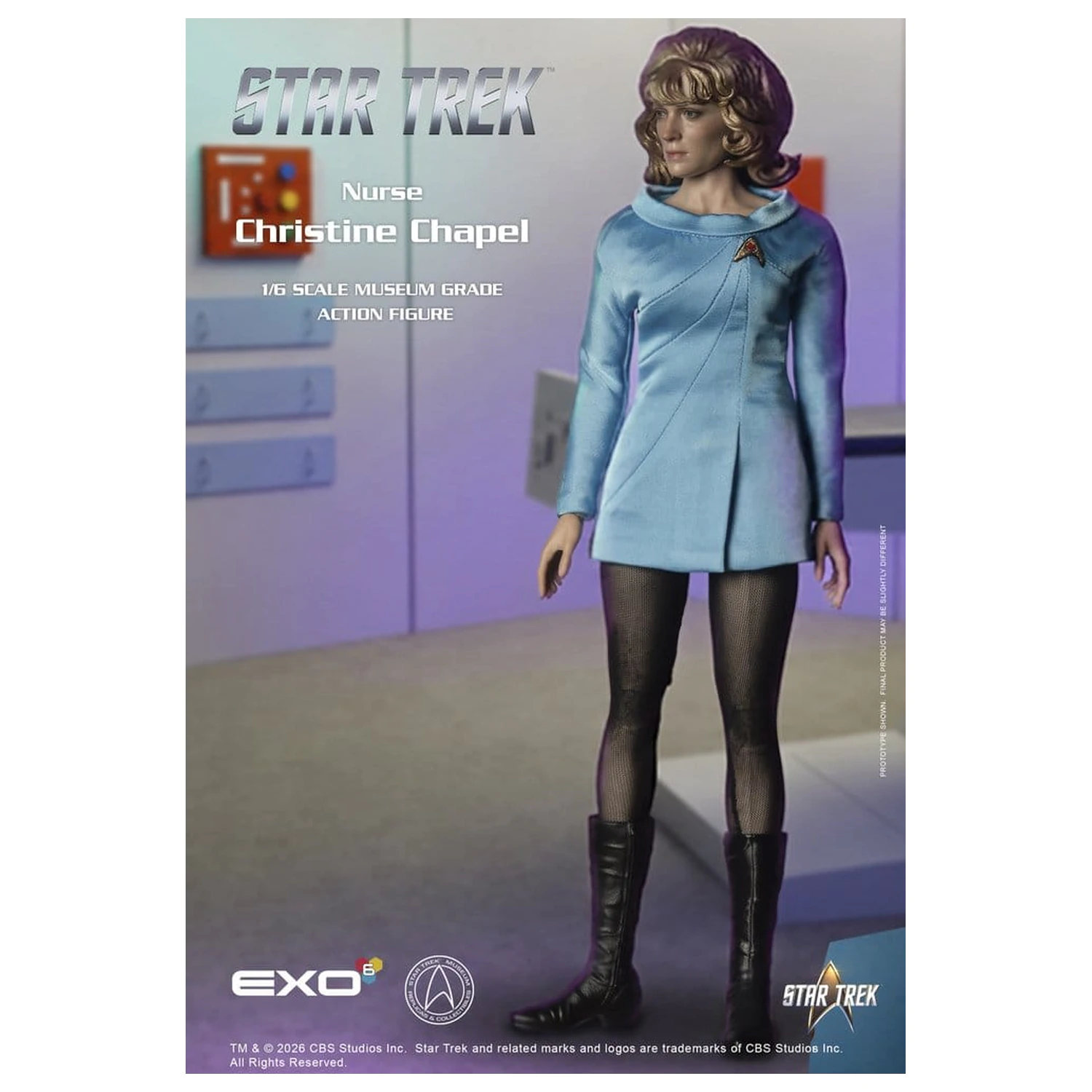 Star Trek: The Original Series Museum Grade Action Figure 1/6 Nurse Christine Chapel 28 cm product photo