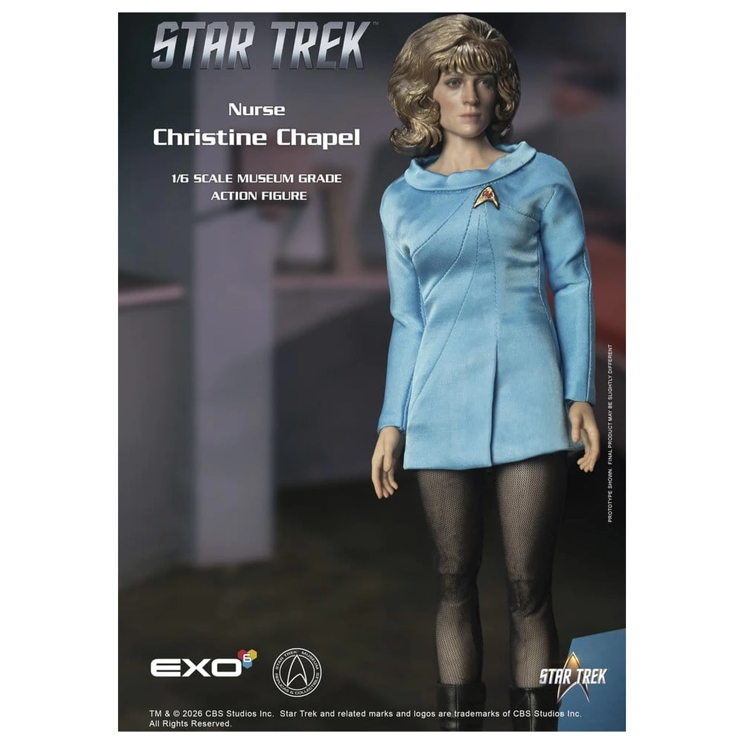 Star Trek: The Original Series Museum Grade Action Figure 1/6 Nurse Christine Chapel 28 cm product photo