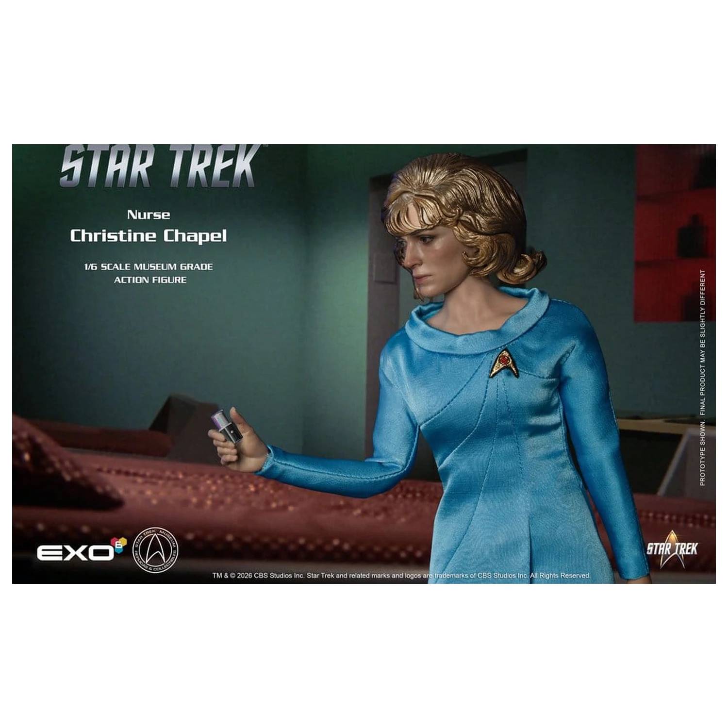 Star Trek: The Original Series Museum Grade Action Figure 1/6 Nurse Christine Chapel 28 cm product photo
