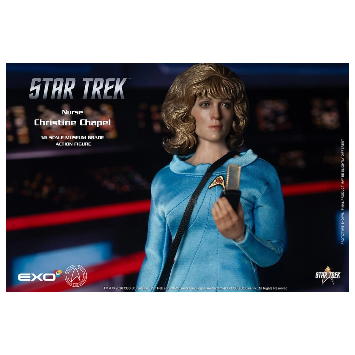 Star Trek: The Original Series Museum Grade Action Figure 1/6 Nurse Christine Chapel 28 cm product photo