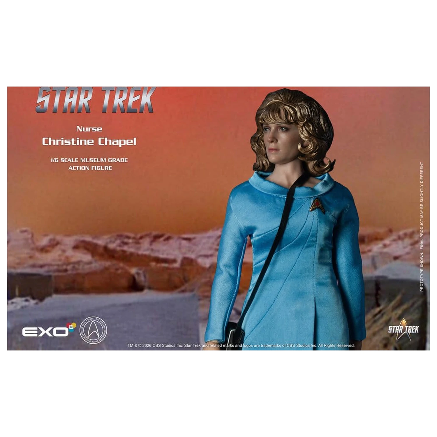 Star Trek: The Original Series Museum Grade Action Figure 1/6 Nurse Christine Chapel 28 cm product photo