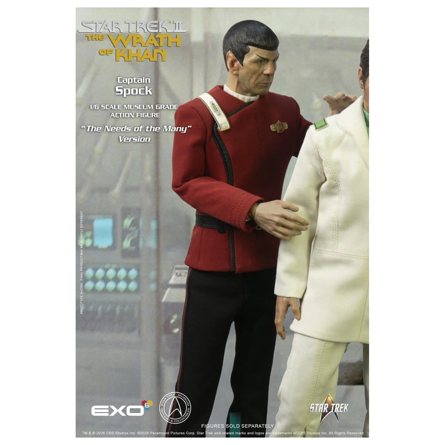 Star Trek: The Wrath of Khan Action Figure 1/6 Captain Spock Needs of the Many Version 30 cm product photo