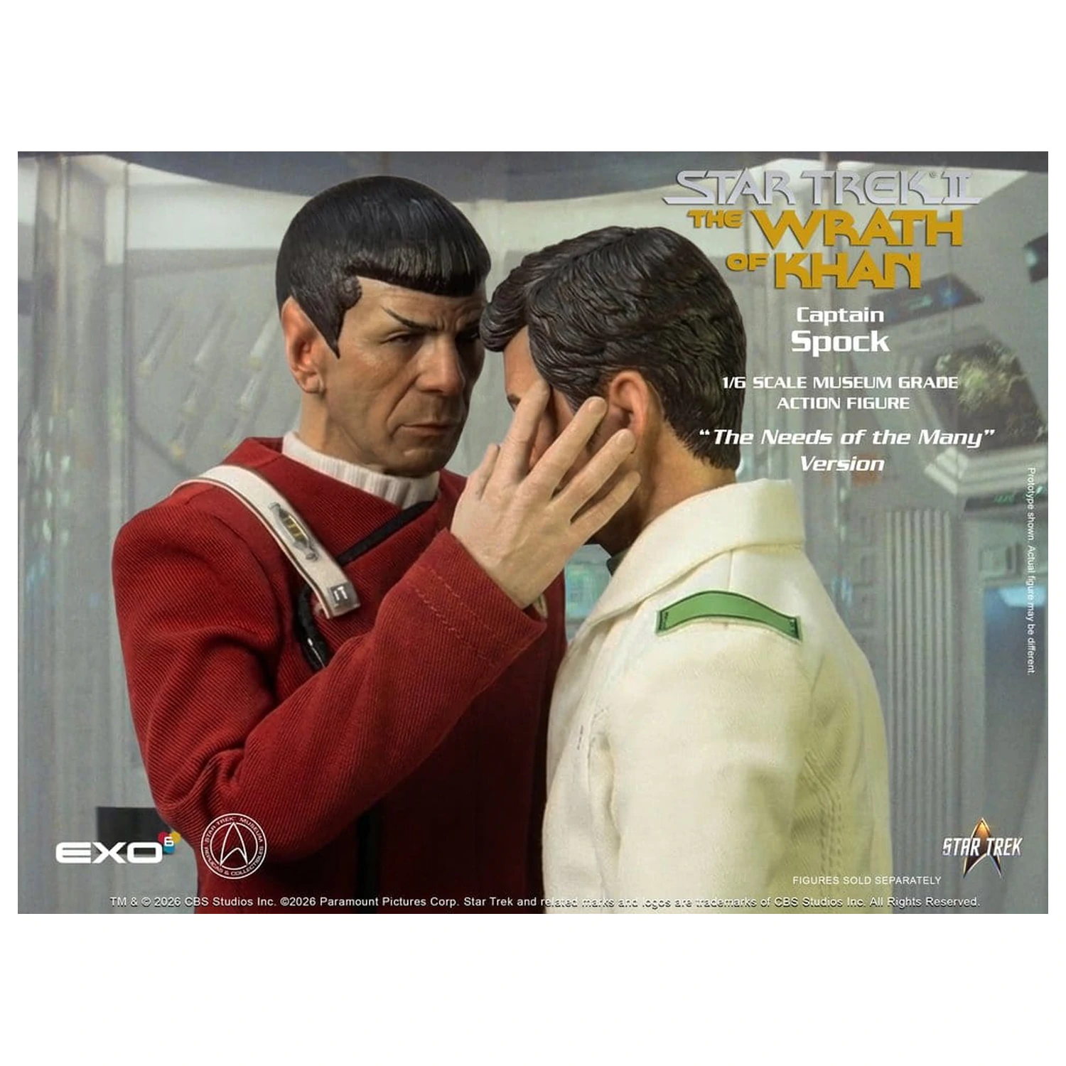 Star Trek: The Wrath of Khan Action Figure 1/6 Captain Spock Needs of the Many Version 30 cm product photo