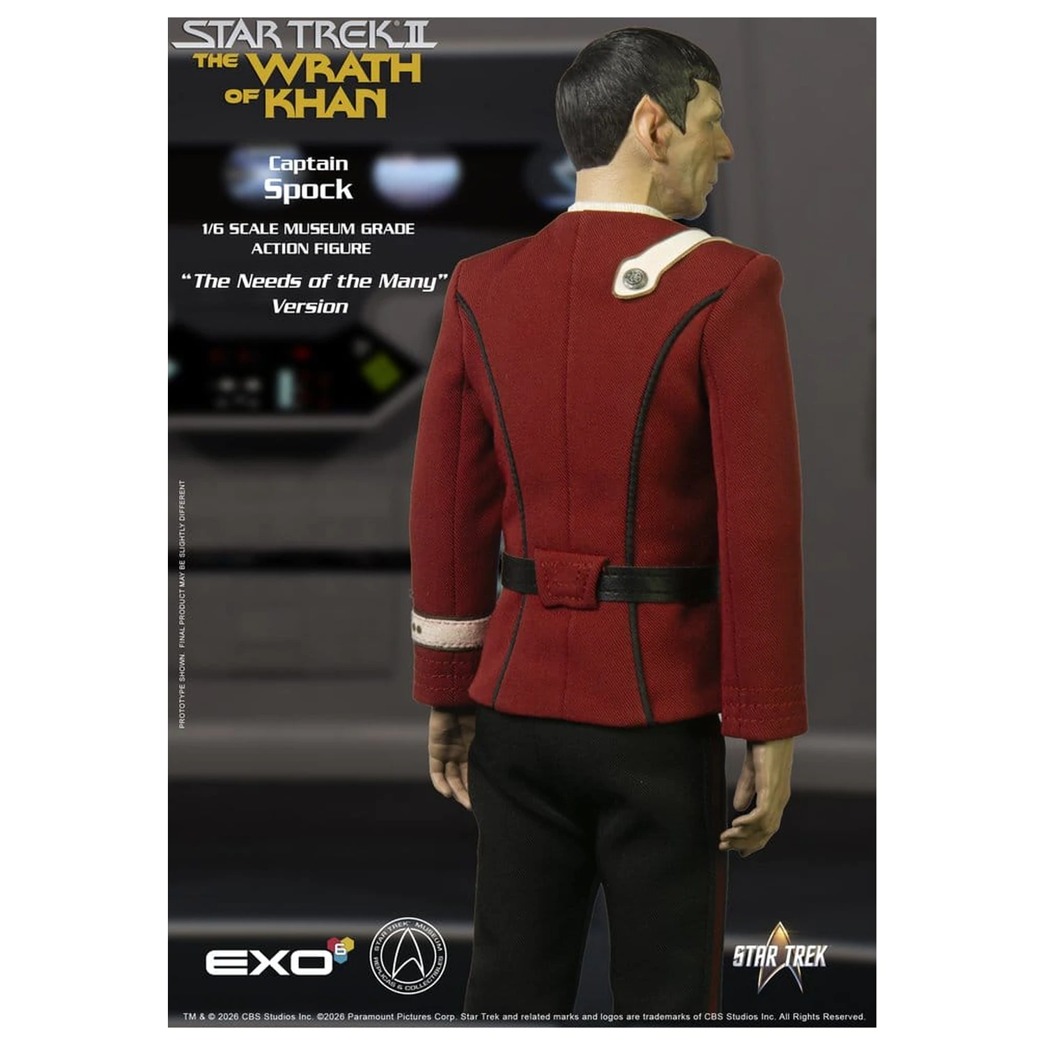 Star Trek: The Wrath of Khan Action Figure 1/6 Captain Spock Needs of the Many Version 30 cm product photo