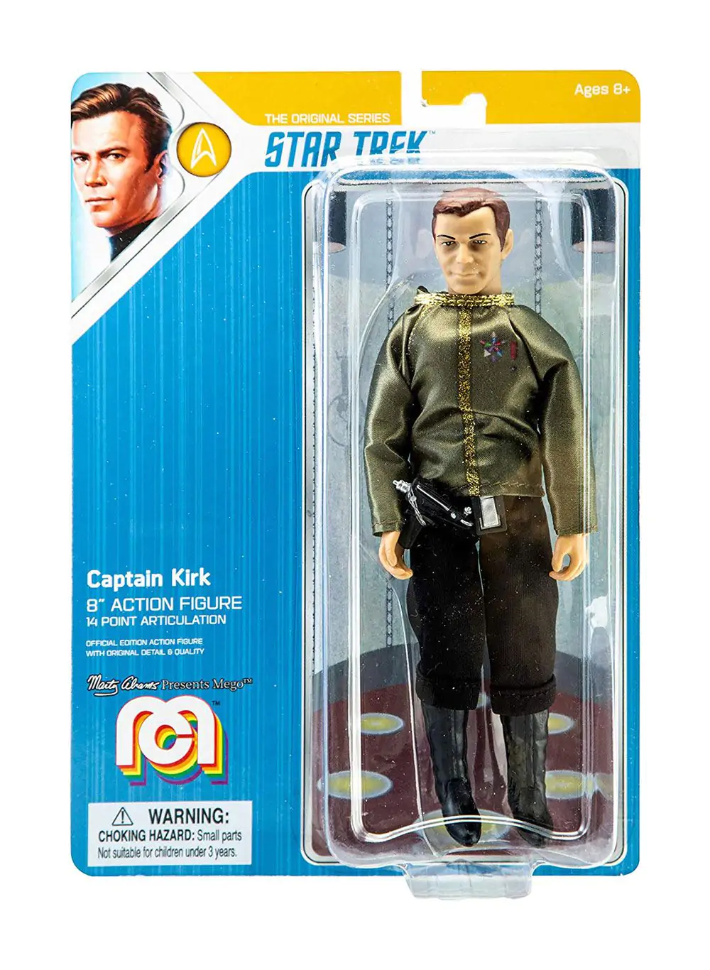 Star Trek TOS Action Figure Captain Kirk Dress Uniform 20 cm product photo