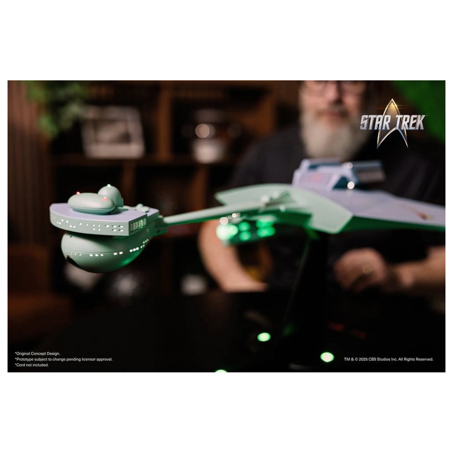 Star Trek TOS DieCast Replica 1/350 Klingon D7 Battle Cruiser Original Concept Design heo EU Exclusive 66 cm product photo