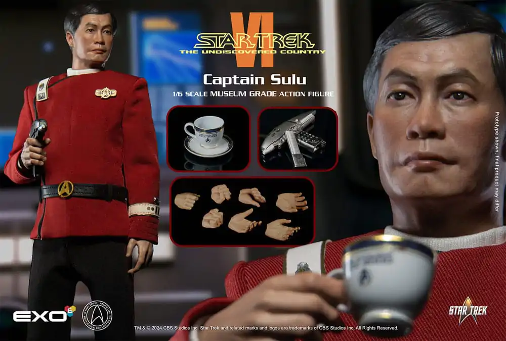 Star Trek VI: The Undiscovered Country Action Figure 1/6 Captain Hikaru Sulu 28 cm product photo