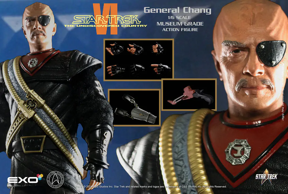 Star Trek VI: The Undiscovered Country Action Figure 1/6 General Chang 30 cm product photo