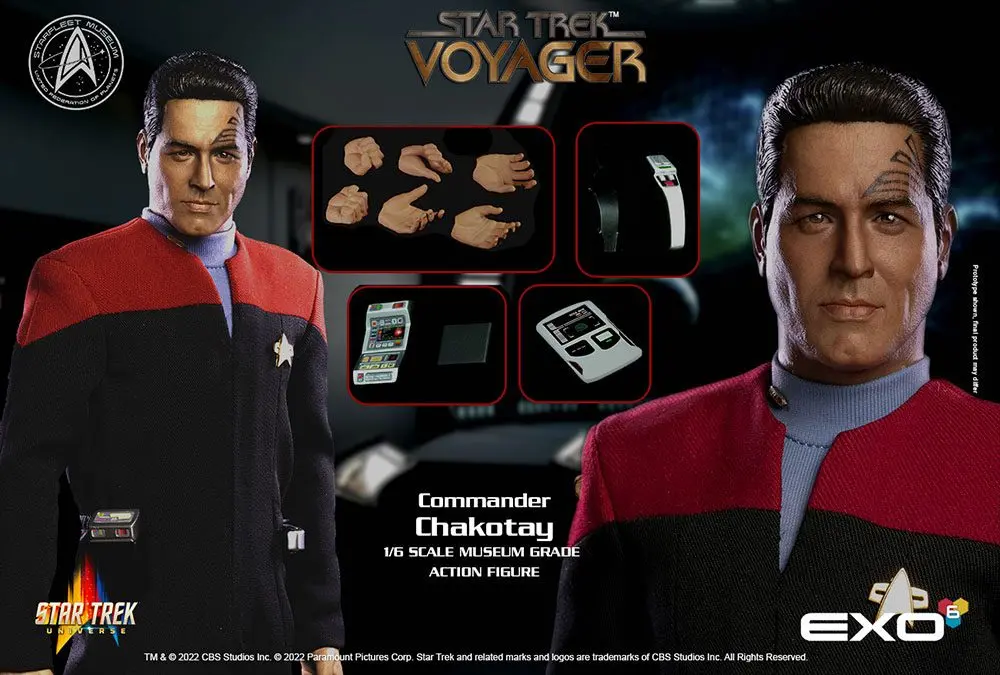 Star Trek: Voyager Action Figure 1/6 Commander Chakotay 30 cm product photo