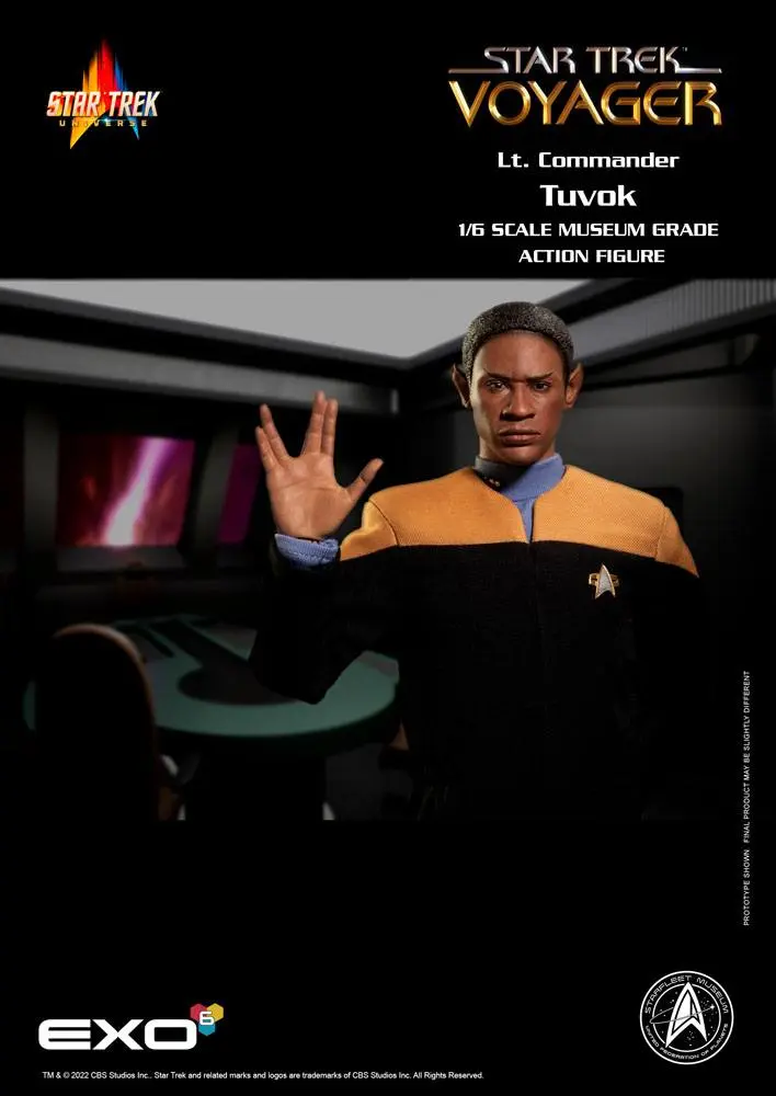 Star Trek: Voyager Action Figure 1/6 Lt. Commander Tuvok 30 cm product photo