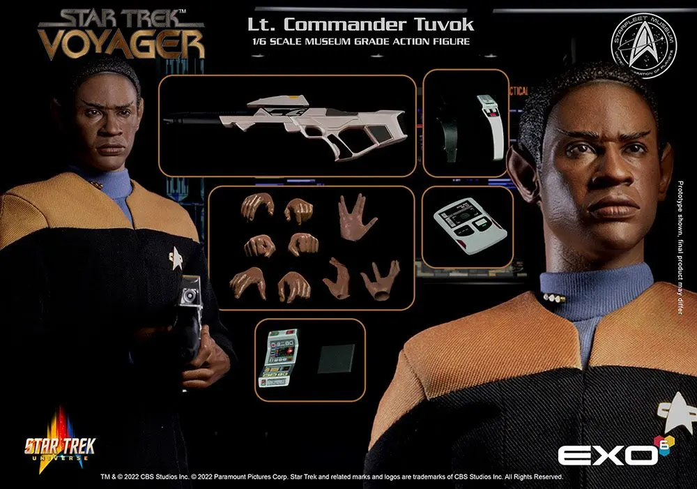 Star Trek: Voyager Action Figure 1/6 Lt. Commander Tuvok 30 cm product photo