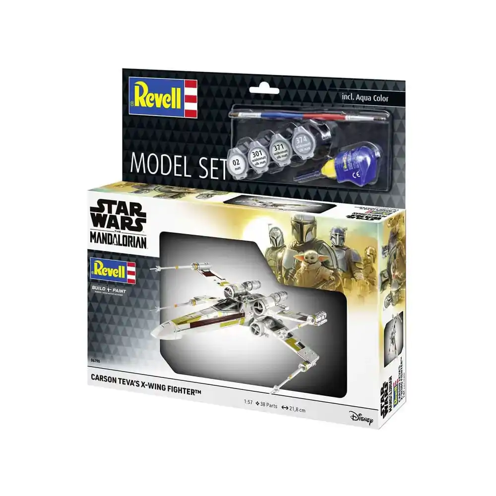 Star Wars Model Kit with basic accessories 1/57 Carson Teva's X-Wing Fighter 22 cm product photo