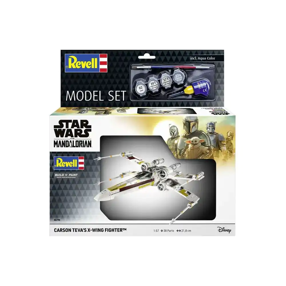 Star Wars Model Kit with basic accessories 1/57 Carson Teva's X-Wing Fighter 22 cm product photo