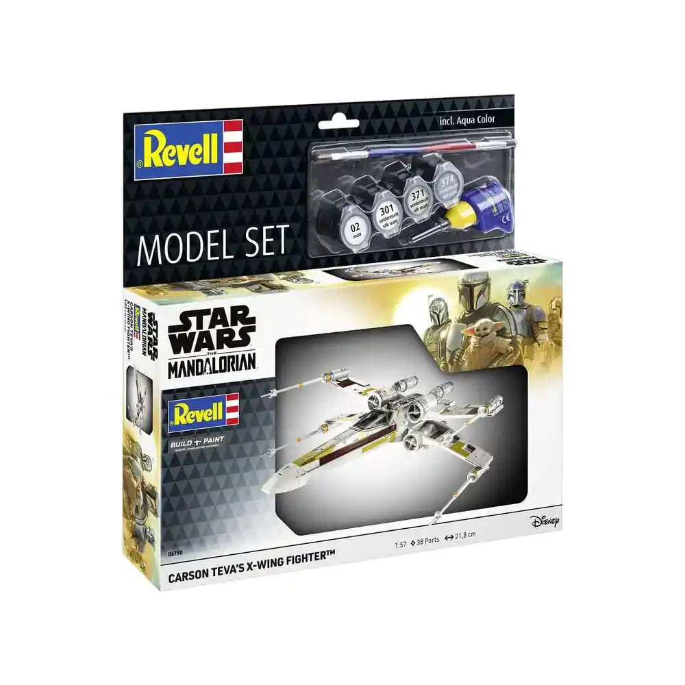 Star Wars Model Kit with basic accessories 1/57 Carson Teva's X-Wing Fighter 22 cm product photo
