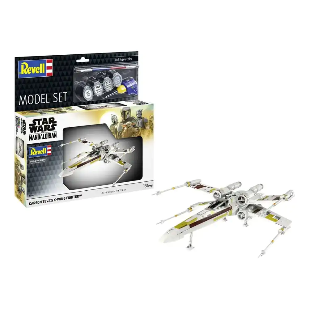 Star Wars Model Kit with basic accessories 1/57 Carson Teva's X-Wing Fighter 22 cm product photo