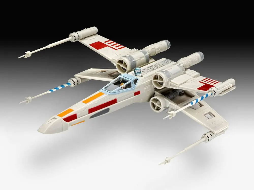 Star Wars Model Kit Gift Set 1/57 X-Wing Fighter &amp; 1/65 TIE Fighter product photo