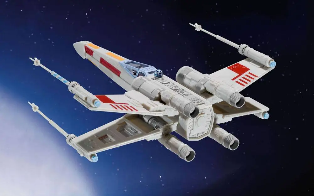 Star Wars Model Kit Gift Set 1/57 X-Wing Fighter &amp; 1/65 TIE Fighter product photo