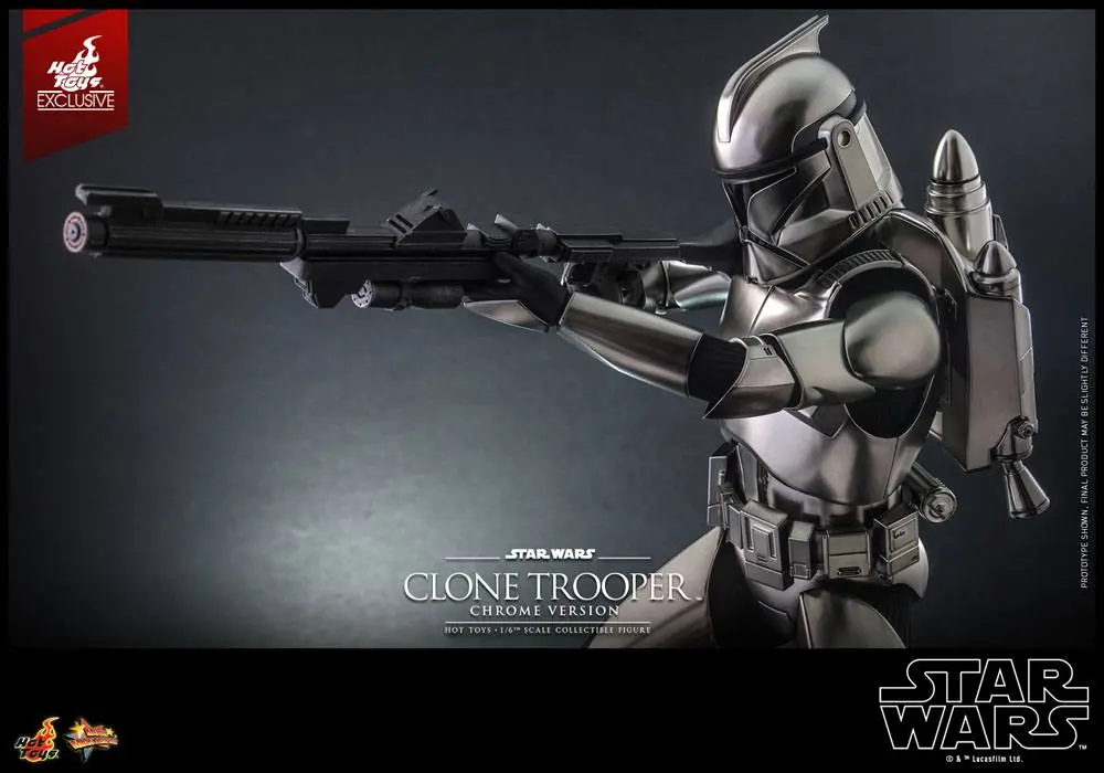 Star Wars Action Figure 1/6 Clone Trooper (Chrome Version) 2022 Convention Exclusive 30 cm product photo