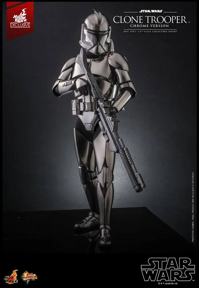 Star Wars Action Figure 1/6 Clone Trooper (Chrome Version) 2022 Convention Exclusive 30 cm product photo