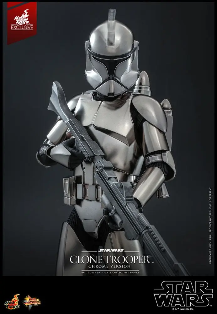 Star Wars Action Figure 1/6 Clone Trooper (Chrome Version) 2022 Convention Exclusive 30 cm product photo