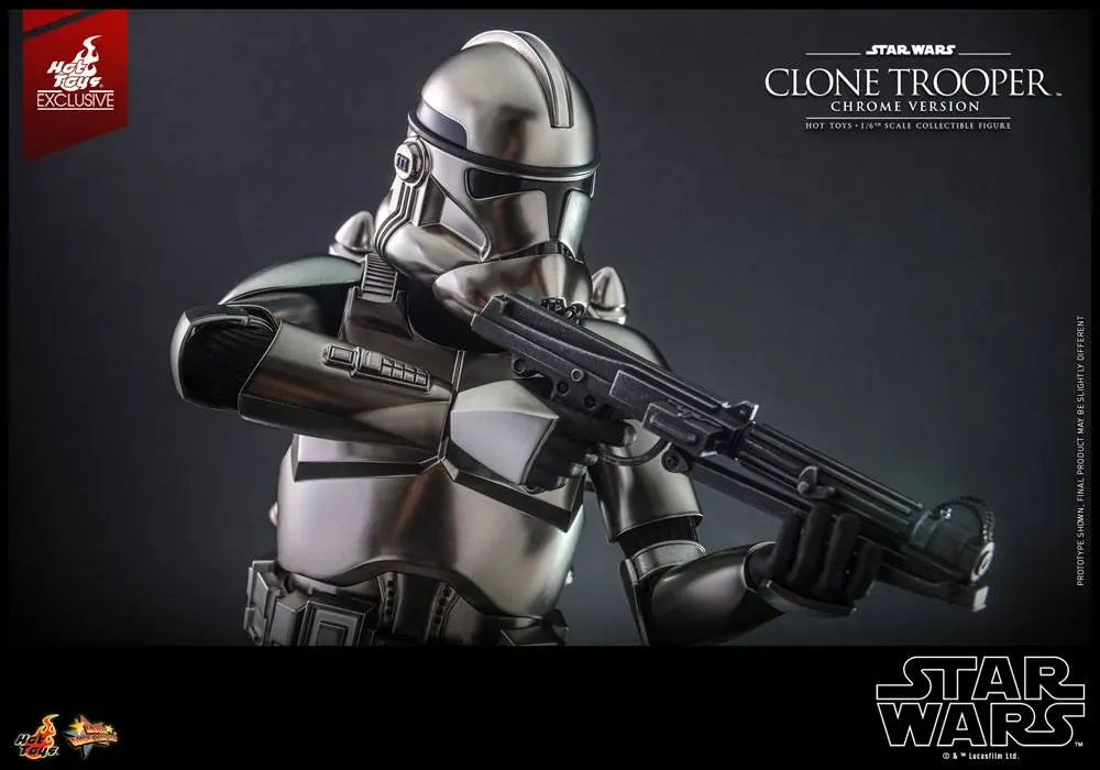 Star Wars Action Figure 1/6 Clone Trooper (Chrome Version) 2022 Convention Exclusive 30 cm product photo