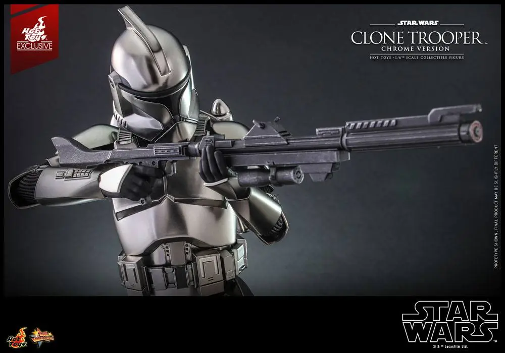Star Wars Action Figure 1/6 Clone Trooper (Chrome Version) 2022 Convention Exclusive 30 cm product photo