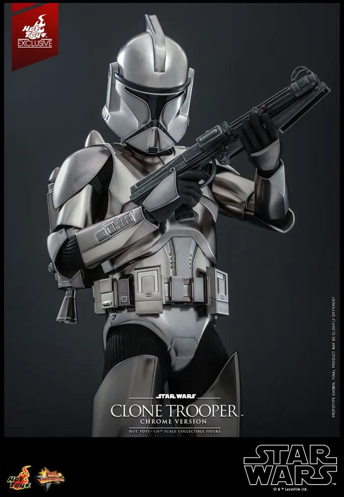 Star Wars Action Figure 1/6 Clone Trooper (Chrome Version) 2022 Convention Exclusive 30 cm product photo