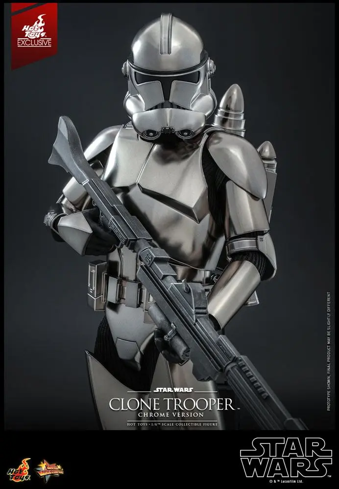 Star Wars Action Figure 1/6 Clone Trooper (Chrome Version) 2022 Convention Exclusive 30 cm product photo