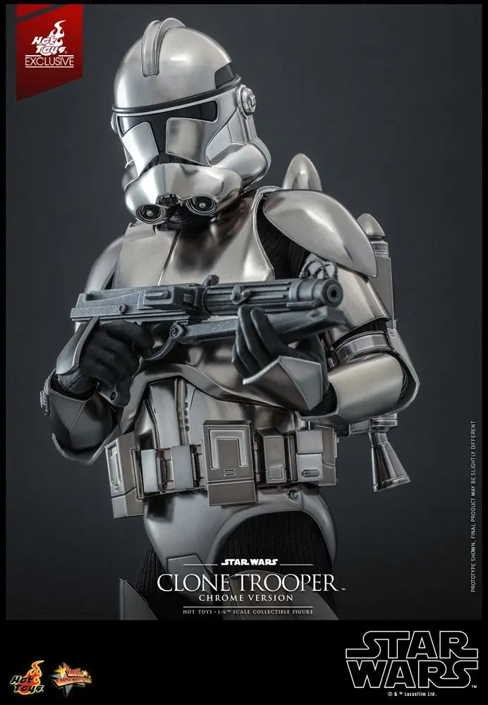 Star Wars Action Figure 1/6 Clone Trooper (Chrome Version) 2022 Convention Exclusive 30 cm product photo