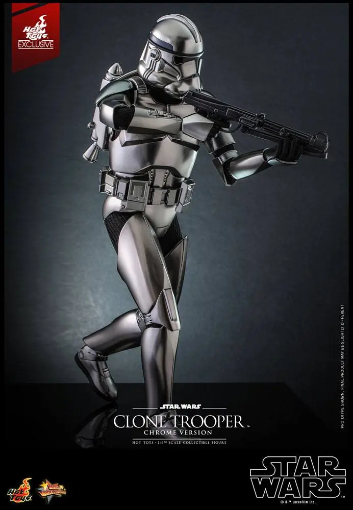 Star Wars Action Figure 1/6 Clone Trooper (Chrome Version) 30 cm product photo