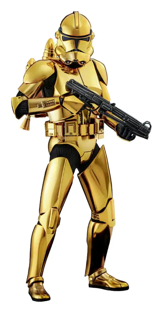 Star Wars Action Figure 1/6 Clone Trooper (Gold Chrome Version) Exclusive 30 cm termékfotó