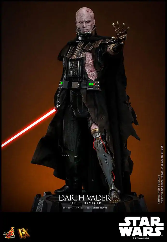 Star Wars Action Figure 1/6 Darth Vader (Battle Damaged) 35 cm product photo