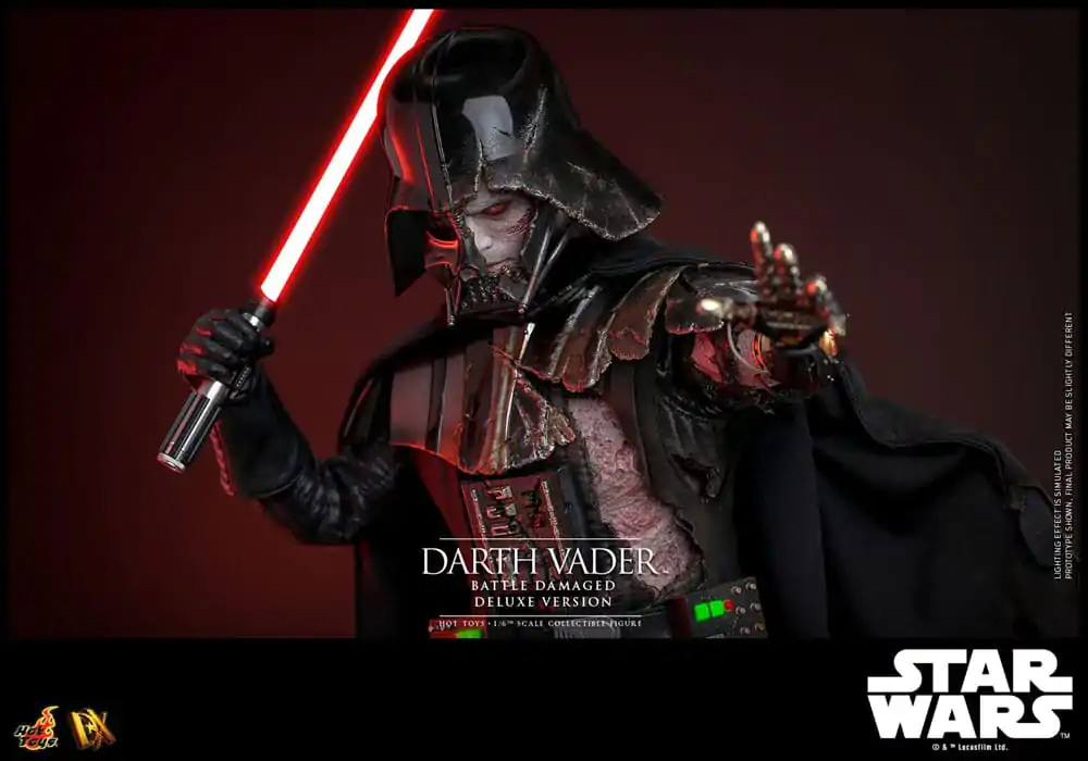 Star Wars Action Figure 1/6 Darth Vader (Battle Damaged) Deluxe Version 35 cm product photo