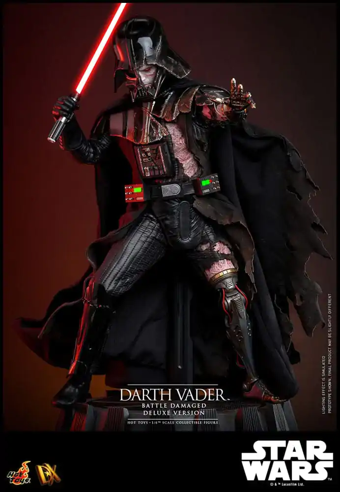 Star Wars Action Figure 1/6 Darth Vader (Battle Damaged) Deluxe Version 35 cm product photo