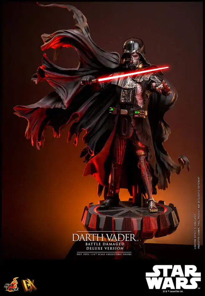 Star Wars Action Figure 1/6 Darth Vader (Battle Damaged) Deluxe Version 35 cm product photo