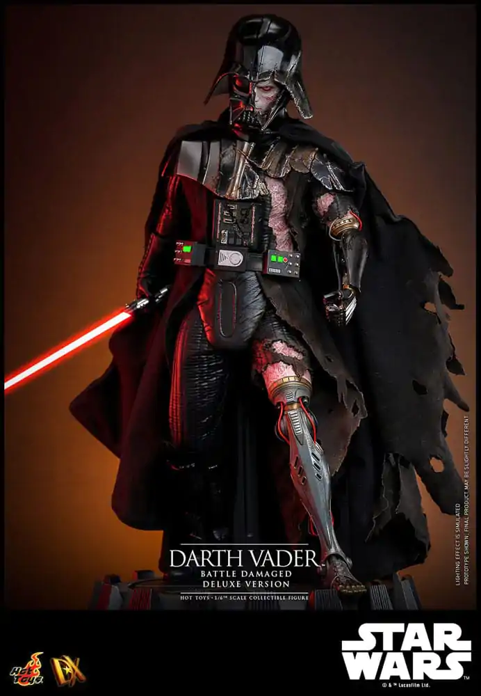 Star Wars Action Figure 1/6 Darth Vader (Battle Damaged) Deluxe Version 35 cm product photo