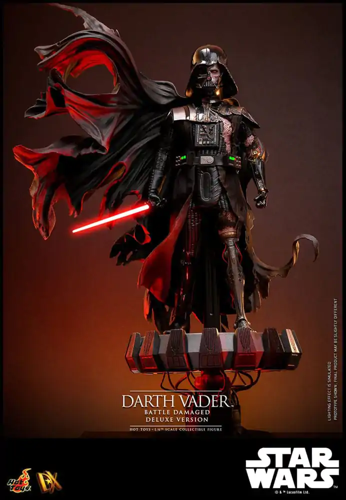 Star Wars Action Figure 1/6 Darth Vader (Battle Damaged) Deluxe Version 35 cm product photo