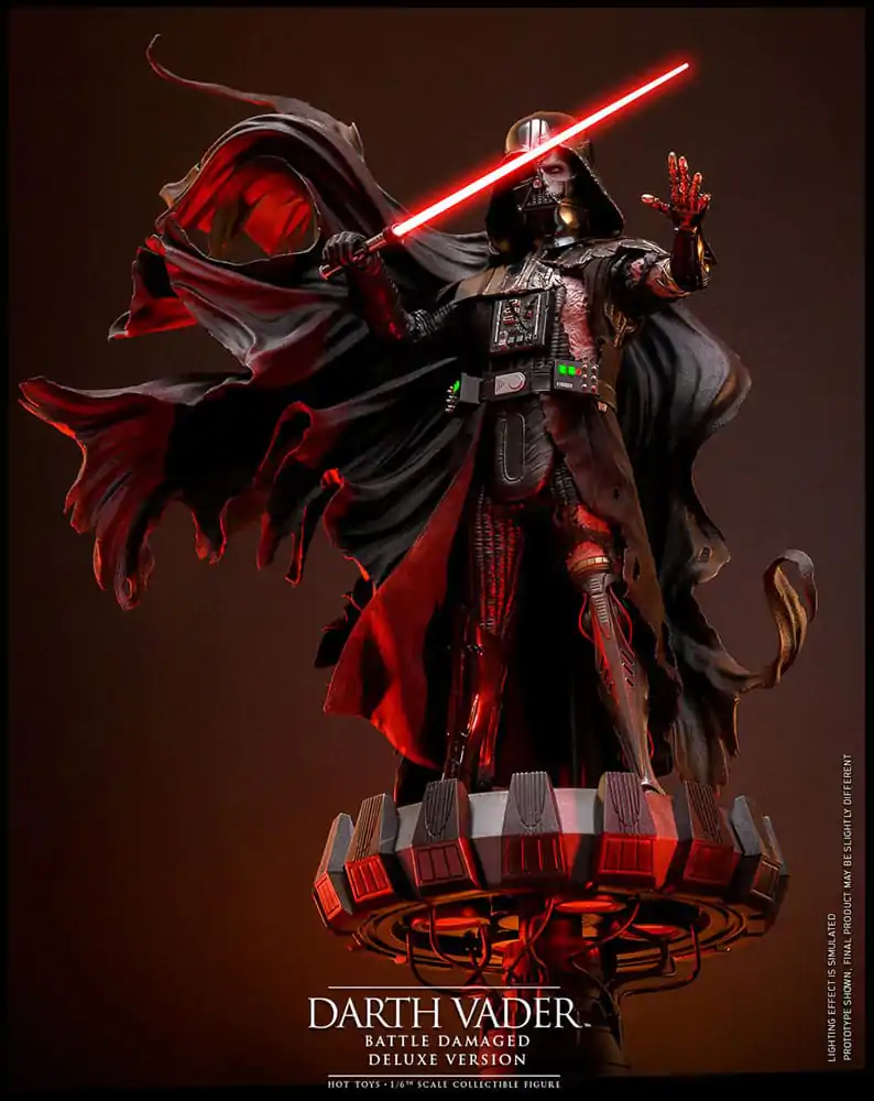 Star Wars Action Figure 1/6 Darth Vader (Battle Damaged) Deluxe Version 35 cm product photo