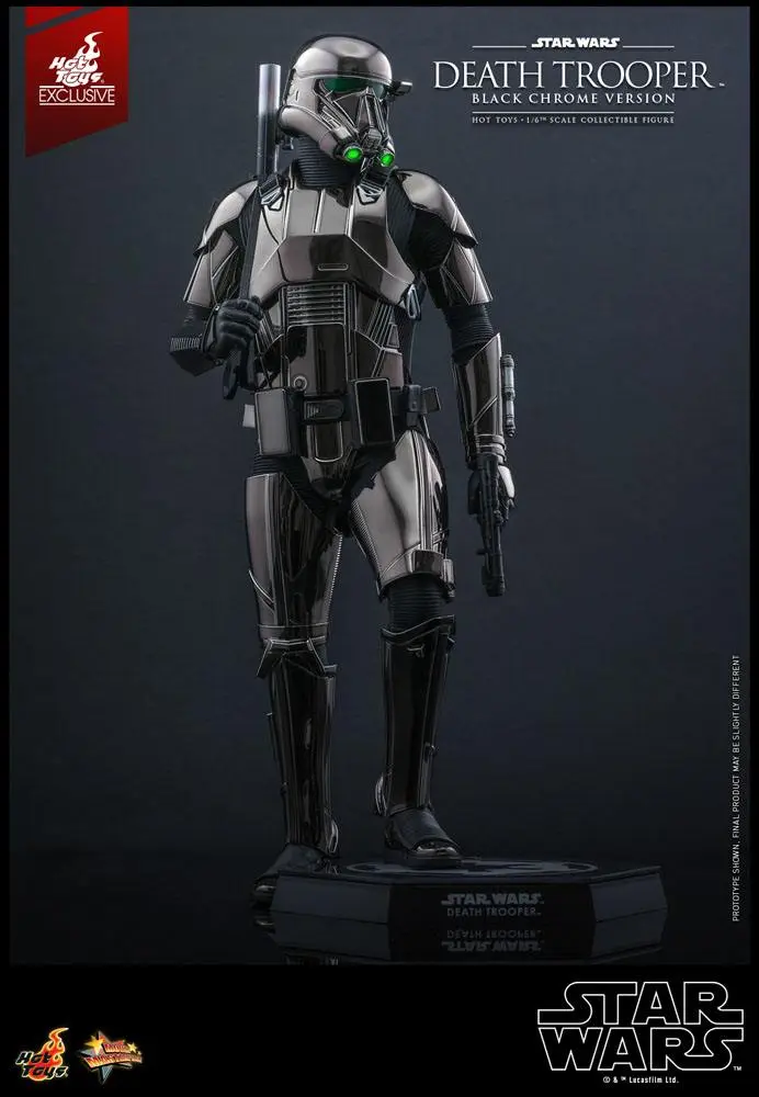 Star Wars Action Figure 1/6 Death Trooper (Black Chrome) 32 cm product photo