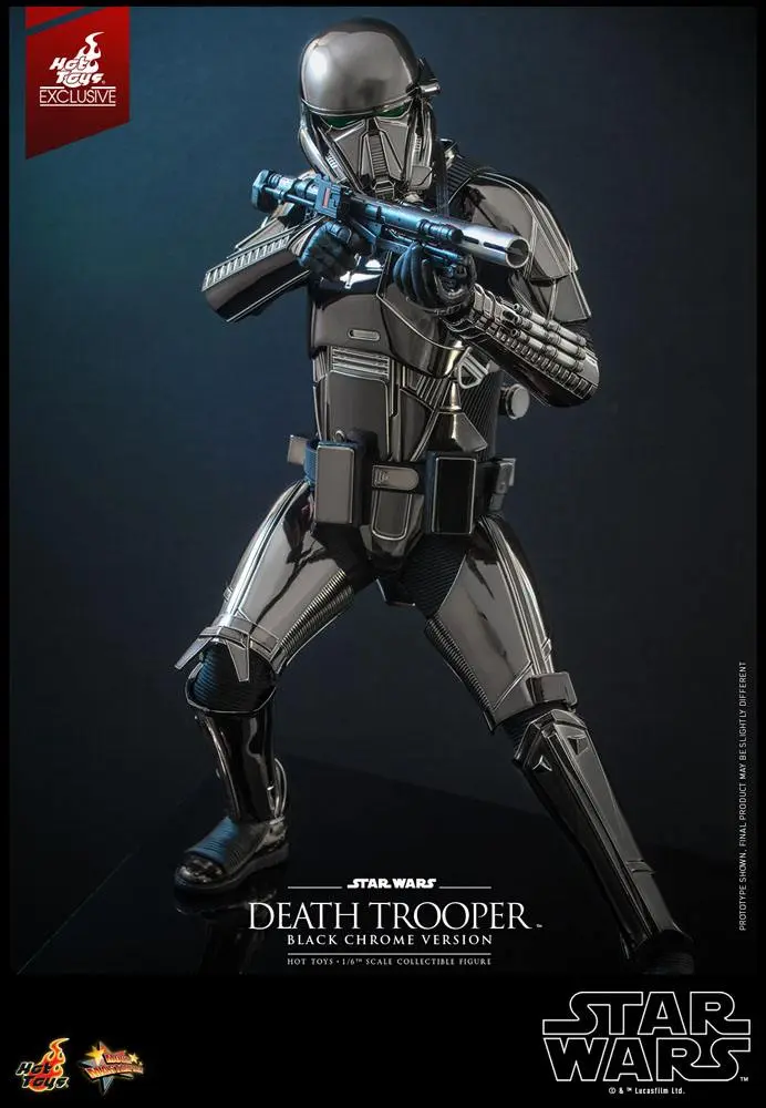 Star Wars Action Figure 1/6 Death Trooper (Black Chrome) 32 cm product photo