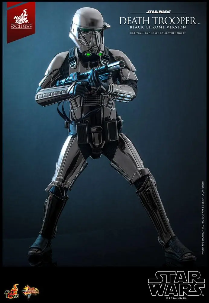 Star Wars Action Figure 1/6 Death Trooper (Black Chrome) 32 cm product photo