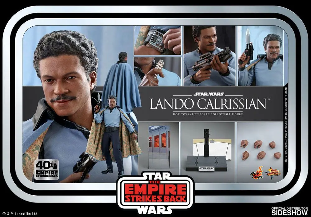 Star Wars Action Figure 1/6 Lando Calrissian The Empire Strikes Back 40th Anniversary Collection 30 product photo