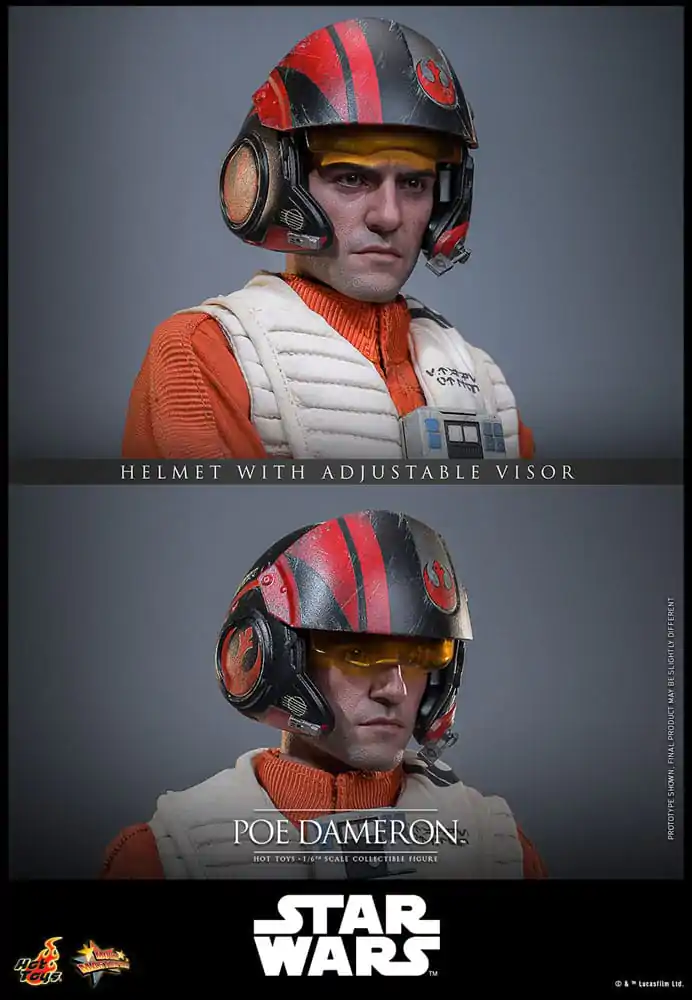 Star Wars Action Figure 1/6 Poe Dameron 30 cm product photo