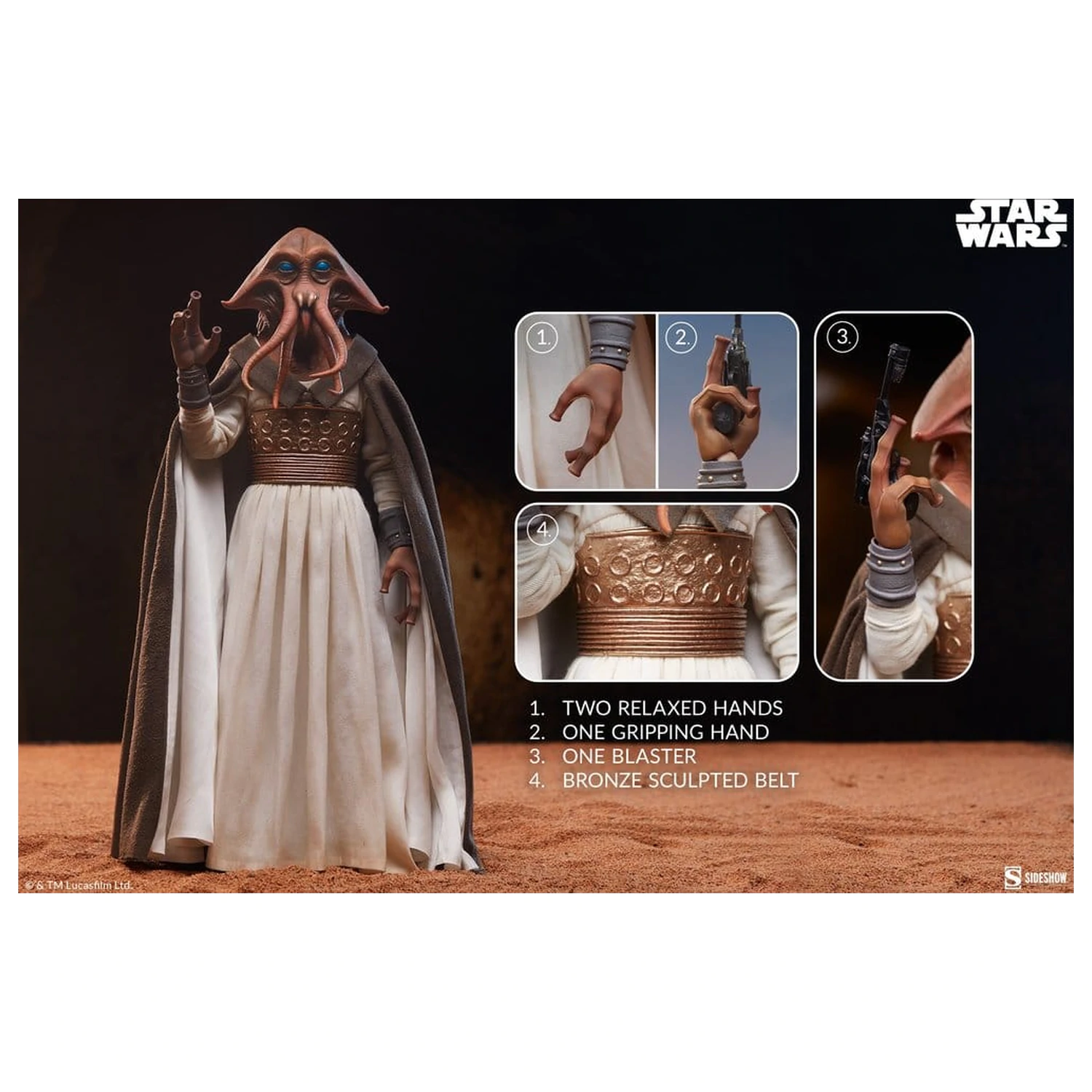 Star Wars Action Figure 1/6 Tessek 32 cm product photo