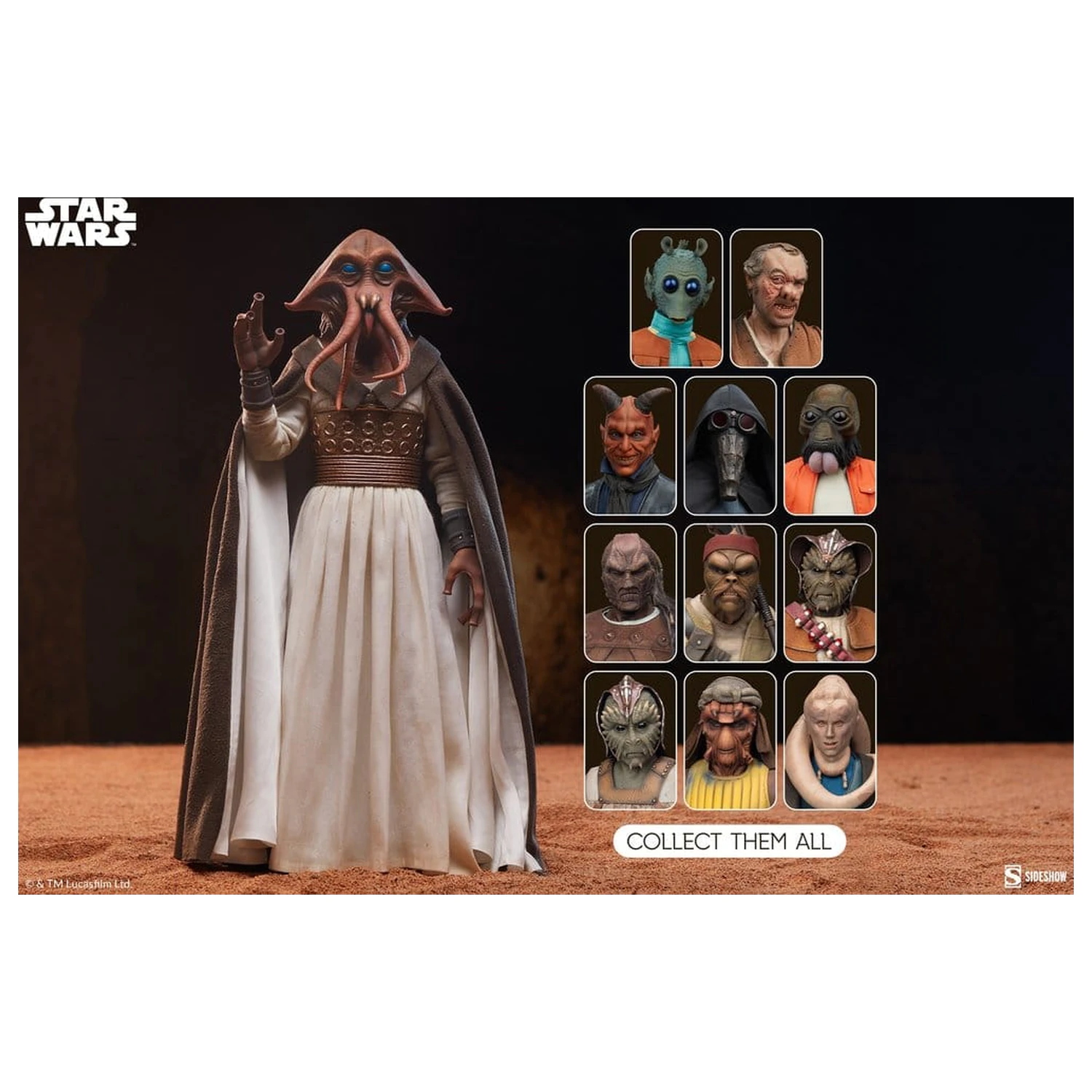 Star Wars Action Figure 1/6 Tessek 32 cm product photo
