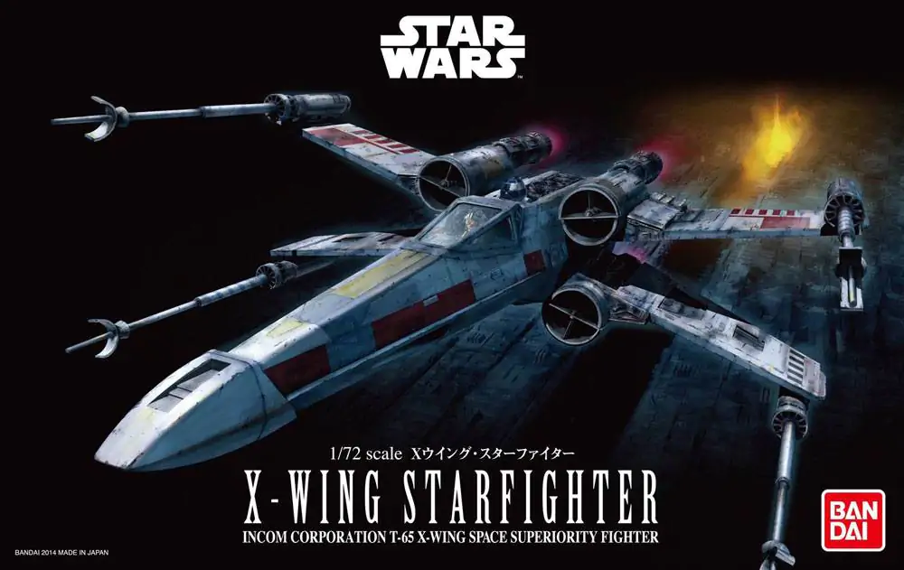 Star Wars Plastic Model Kit 1/72 X-Wing Starfighter product photo